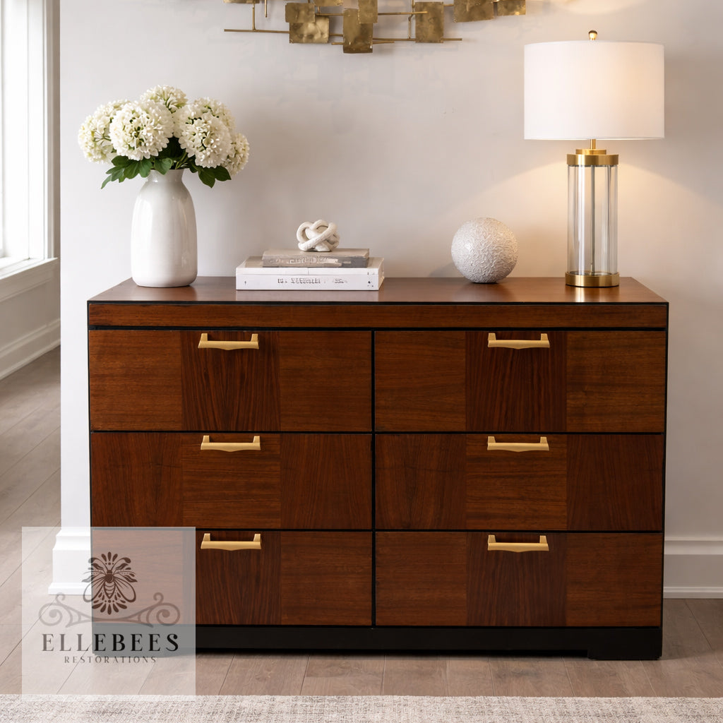 MCM Teak & Walnut Dresser