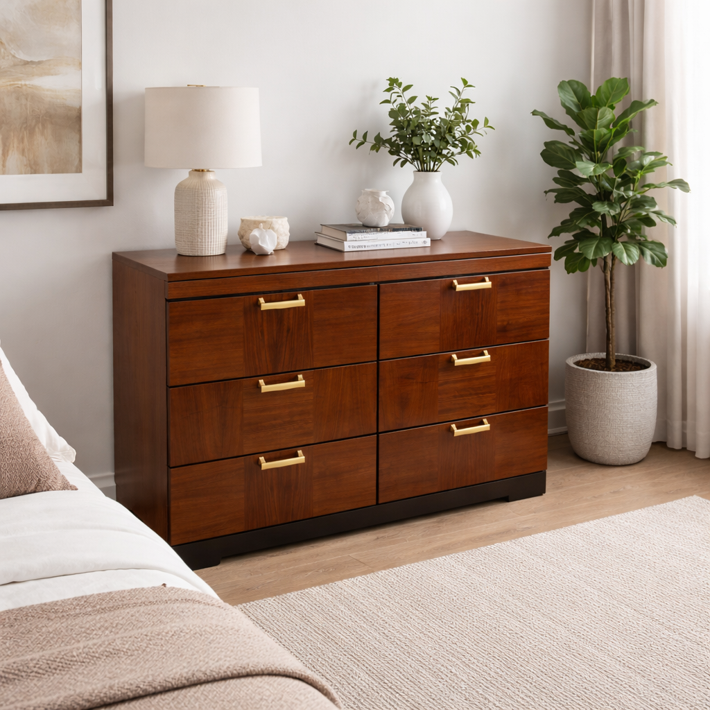 MCM Teak & Walnut Dresser